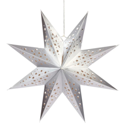Marco Paul Silver LED Star Christmas Decoration