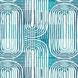 Origin Murals Curved Line Texture Blue Wall Mural - thumbnail 2