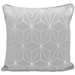Velosso Moreno Silver Filled Cushion 43 x 43cm 2 Pack