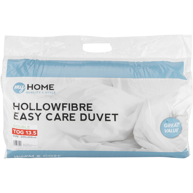 My Home Double White Duvet 13.5 Tog - image 1