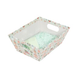 All I Want For Christmas Grey Mini Gingerbread Cardboard Christmas Hamper - thumbnail 1