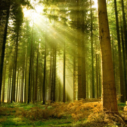 Origin Murals Spruce Forest Green Wall Mural - thumbnail 2