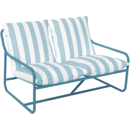 Kettler Cloud Relaxer 2 Seater Nordic Blue Garden Sofa with Cushion - thumbnail 2