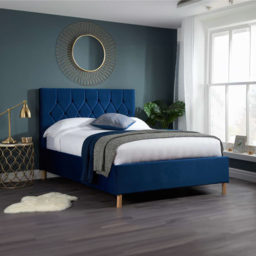 Loxley Double Grey Fabric Bed - thumbnail 4