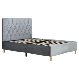 Loxley Double Grey Fabric Bed - thumbnail 2