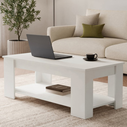 GFW Lift Up White Coffee Table