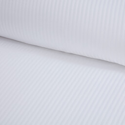Divante Bamboo Cotton Duvet Cover and Pillowcase Set - White / Double - thumbnail 4