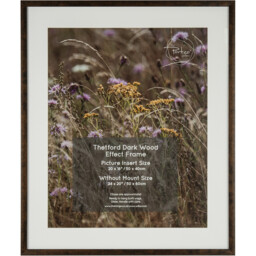 Thetford Brown Dark Wood Effect Photo Frame 24 x 20 inch