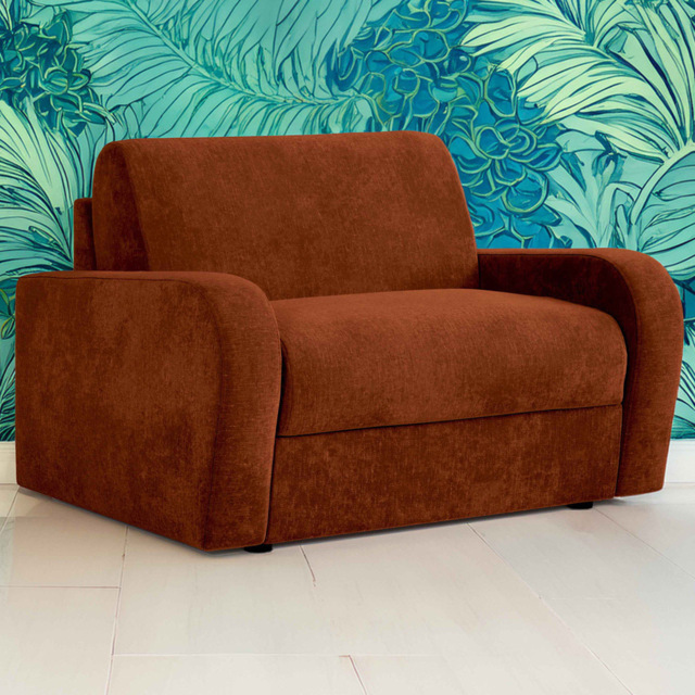 Jay-Be Deco Cosy Chenille Foxy Snuggler Sofa Bed with e-Sprung Mattress - image 1