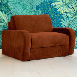Jay-Be Deco Cosy Chenille Foxy Snuggler Sofa Bed with e-Sprung Mattress