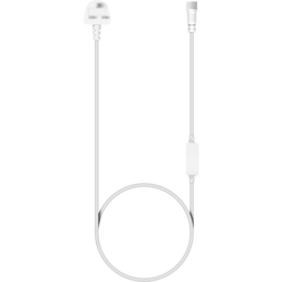 Eagle Connect White Flexible Mains Lead 2m