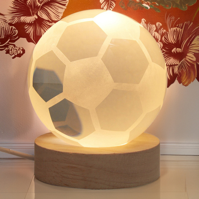 Football Glass Mini USB Light - White - image 1