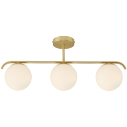 Nordlux Grant 15 3 Dome Brass Pendant Light