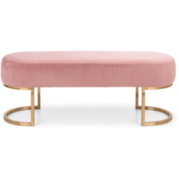 Julian Bowen Harrogate 2 Seater Pink Bench - thumbnail 3