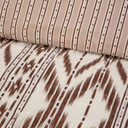 Arizona Seersucker Duvet Set Natural King - thumbnail 4