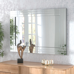 Yearn Triple Offset Bevelled Wall Mirror 60 x 90 - thumbnail 2
