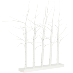 Marco Paul Battery Powered Warm White LED Light Up Trees Tabletop Christmas Decoration - thumbnail 1
