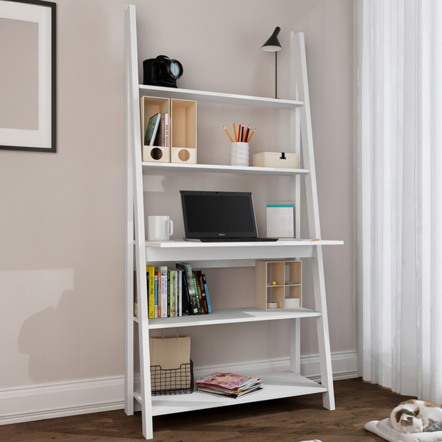 Tiva 5 Tier White Ladder Desk - image 1