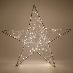 The Christmas Workshop Metal Star Light Decoration 50cm - thumbnail 2