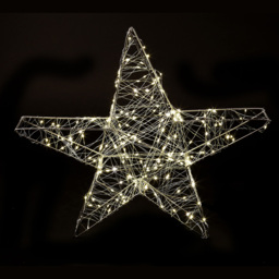 The Christmas Workshop Metal Star Light Decoration 50cm - thumbnail 4