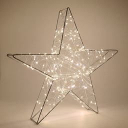 The Christmas Workshop Metal Star Light Decoration 50cm - thumbnail 3