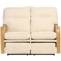 Desser Furniture Paris 2 Seater Cotton Cream Recliner Sofa - thumbnail 3