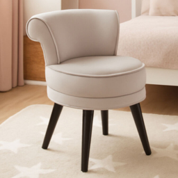 Premier Housewares Kids Loretta Mink Velvet Chair - thumbnail 1