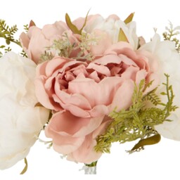 Artificial Peony Bouquet Pink - thumbnail 2