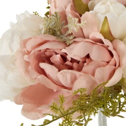 Artificial Peony Bouquet Pink - thumbnail 3