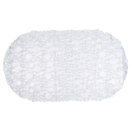 Clear Bubbles PVC Non Slip Bath Mat 37 x 67cm - thumbnail 1