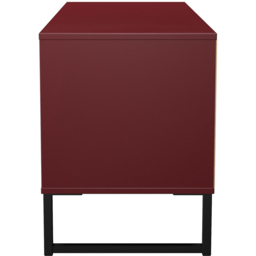 Crowndale Hong Kong 4 Drawer Red Matt Bed Box Ready Assembled - thumbnail 4