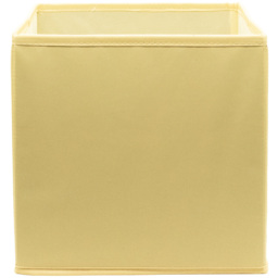Homebase Plain Yellow Compact Cube Storage Insert 3 Pack - thumbnail 3