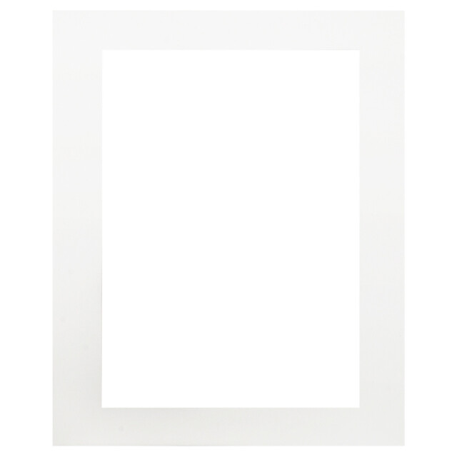 Ivory Rectangle Photo Frame with Mount A4