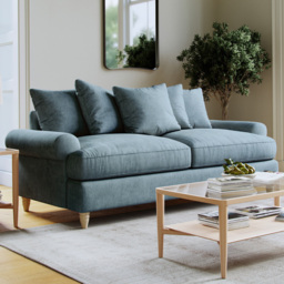 Clara Faro 9 Blue 2 Seater Large Agmamito Sofa