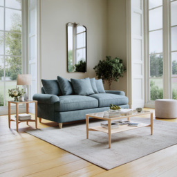Clara Faro 9 Blue 2 Seater Large Agmamito Sofa - thumbnail 3