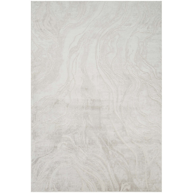 Desire Rugs Novu Stream Beige Modern Abstract Metallic Sheen Rug 200 x 290cm - image 1