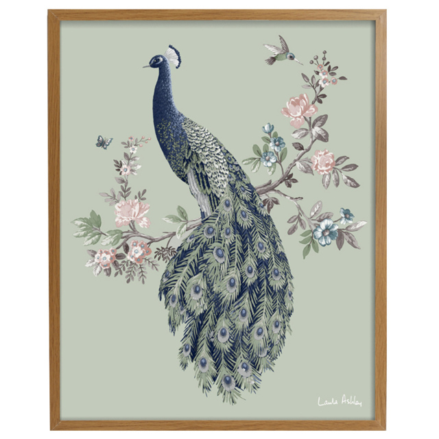 Laura Ashley Belvedere Wooden Frame Wall Art 40 x 50cm - image 1