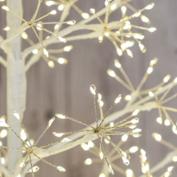 Fantasy White LED Pre Lit Artificial Christmas Tree 6ft - thumbnail 3