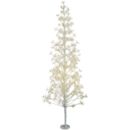 Fantasy White LED Pre Lit Artificial Christmas Tree 6ft