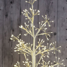 Fantasy White LED Pre Lit Artificial Christmas Tree 6ft - thumbnail 4