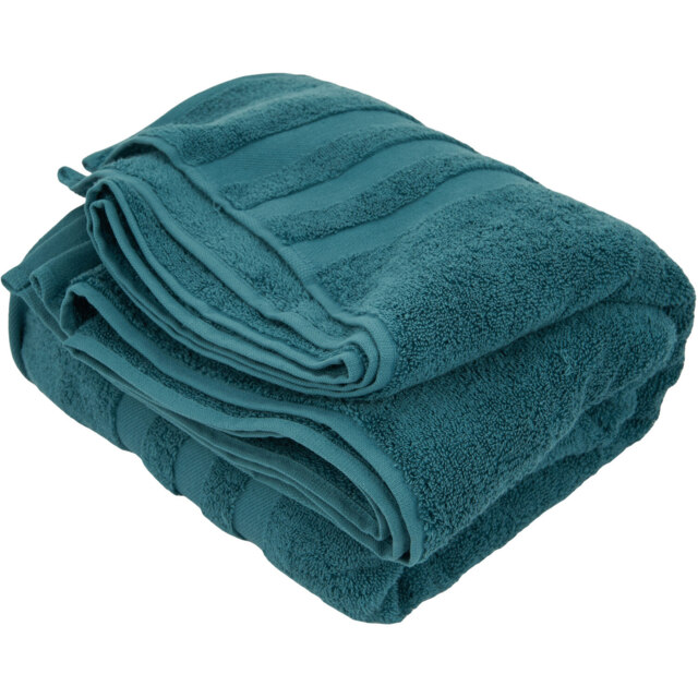 Capri Blue Cotton Bath Sheet - image 1