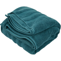 Capri Blue Cotton Bath Sheet