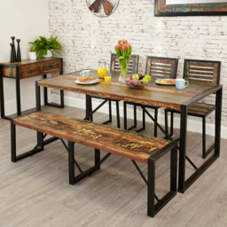 Baumhaus Urban Chic 6 Seater Dining Table - thumbnail 4
