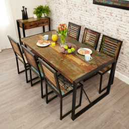 Baumhaus Urban Chic 6 Seater Dining Table - thumbnail 2