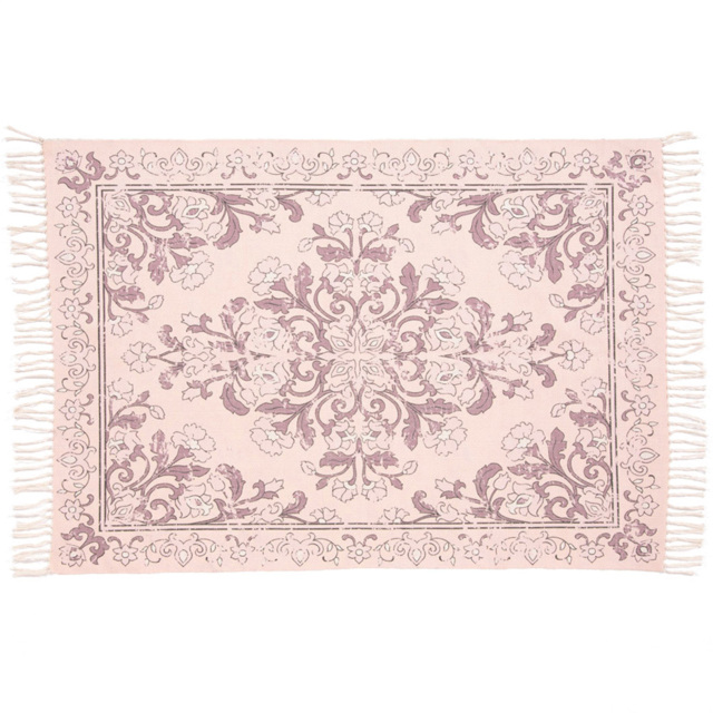 Esselle Home Kew Mauve Antique Print Rug with Tassel 160 x 230cm - image 1