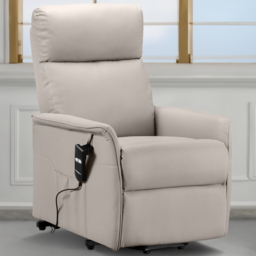 Julian Bowen Helena Pebble Faux Leather Riser Recliner Chair