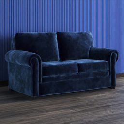 Jay-Be Heritage 2 Seater Luxe Velvet Royal Sofa Bed with e-Pocket Mattress - thumbnail 1