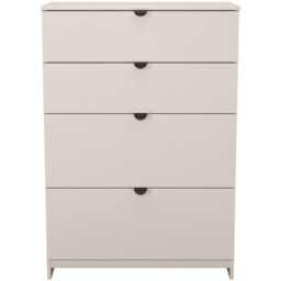 Crowndale Bora 4 Drawer Kashmir Matt Deep Chest of Drawers Ready Assembled - thumbnail 3