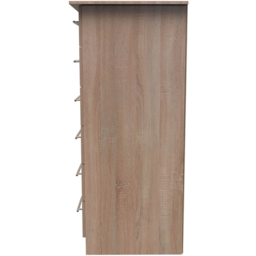Crowndale Sherwood Bardolino Oak Single Door 6 Drawer Kids Wardrobe - thumbnail 3