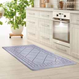 Smart Living Tribela Dark Grey Non-Slip Door Mat with Gel Backing 50 x 80cm - thumbnail 3